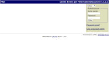 Tablet Screenshot of e-learning.centroestero.org